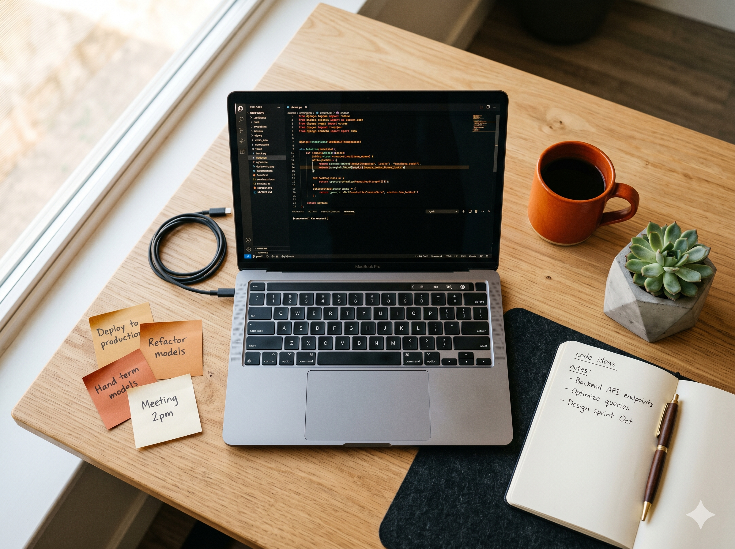 Espacio de trabajo de desarrollo web